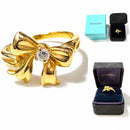 Tiffany Ring Tiffany&Co K18 Yg 1990 11 90