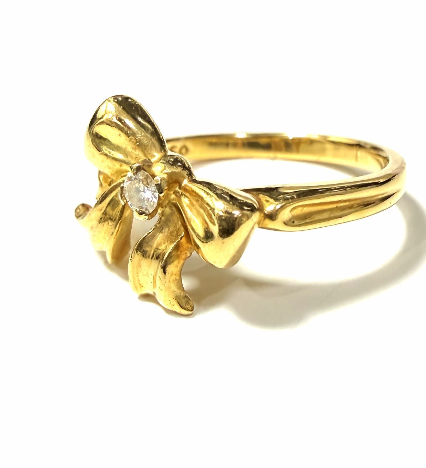 Tiffany Ring Tiffany&Co K18 Yg 1990 11 90