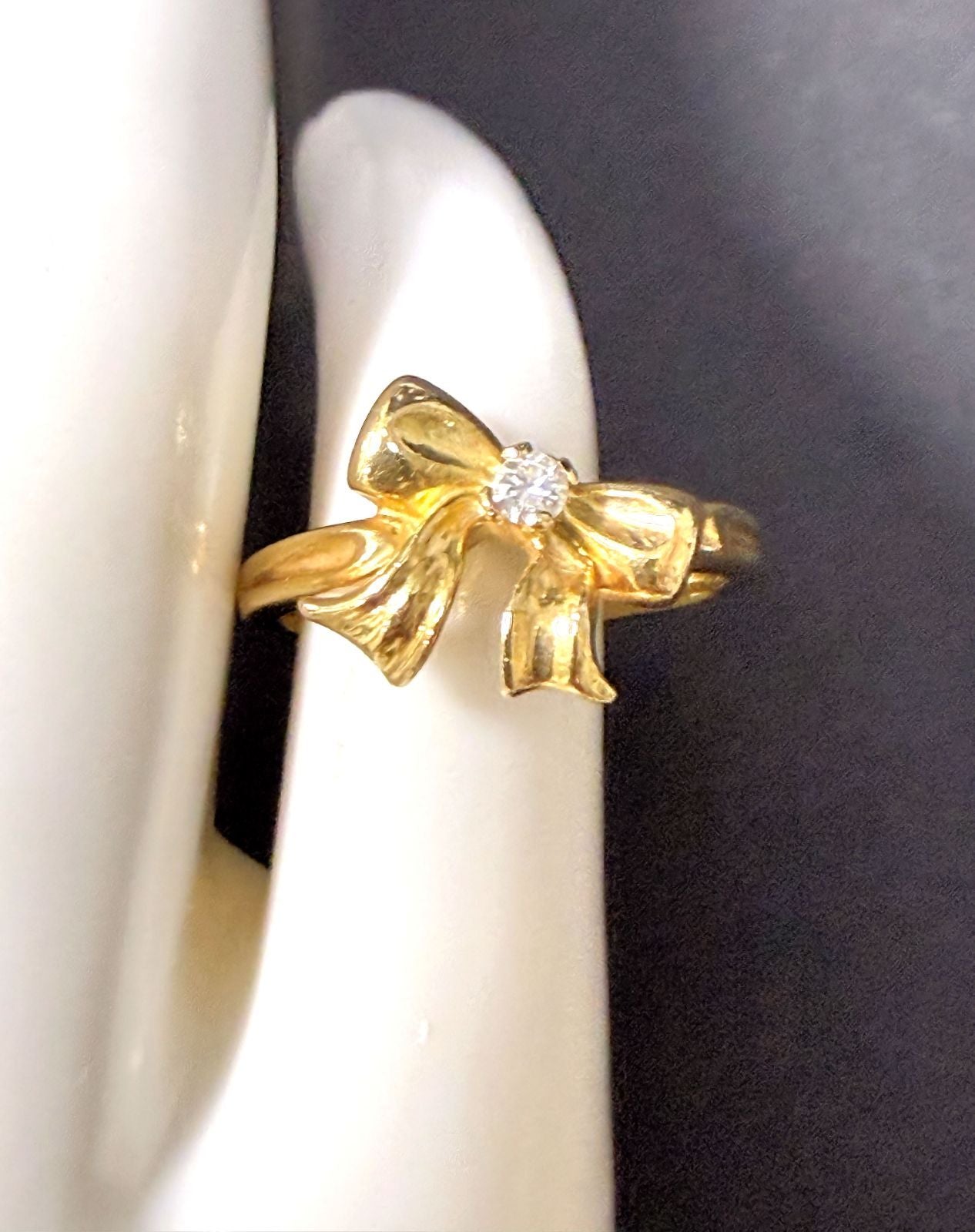 Tiffany Ring Tiffany&Co K18 Yg 1990 11 90