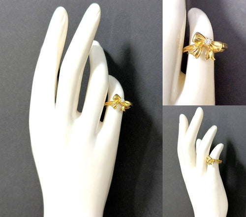 Tiffany Ring Tiffany&Co K18 Yg 1990 11 90
