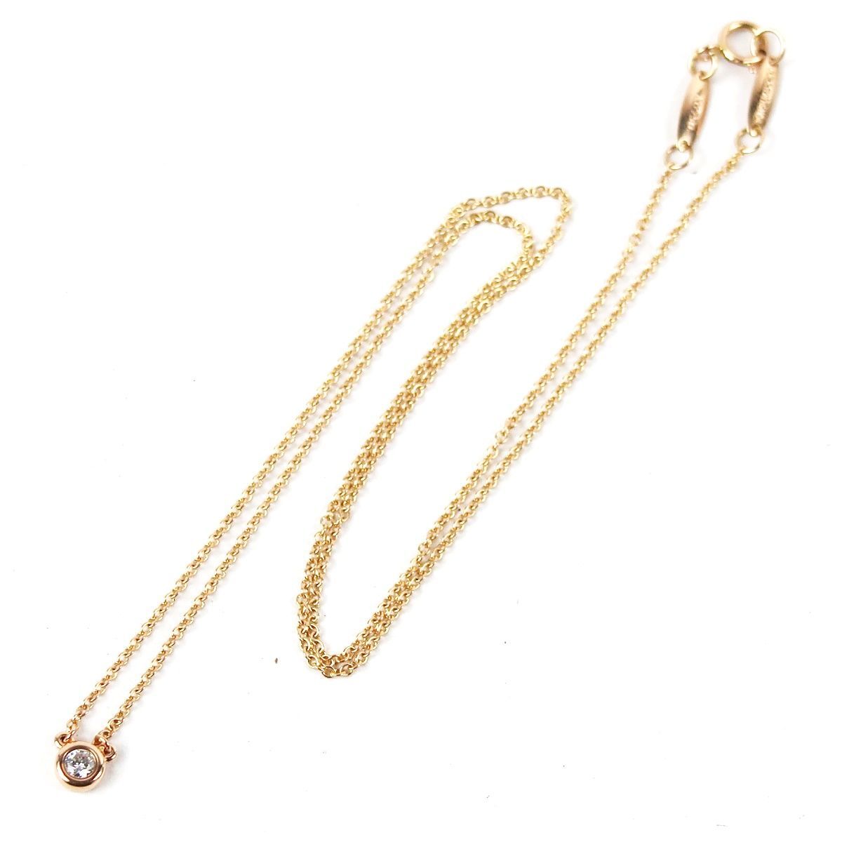 Tiffany Necklace Tiffany&Co. 750 K18Yg Gv56