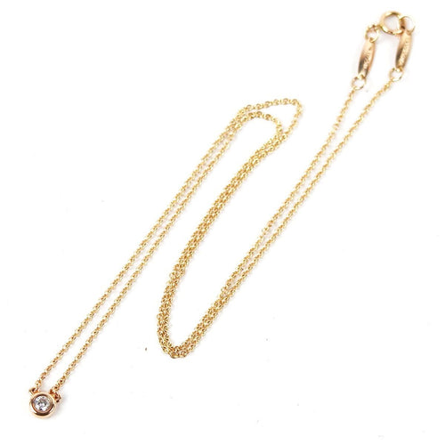 Tiffany Necklace Tiffany&Co. 750 K18Yg Gv56