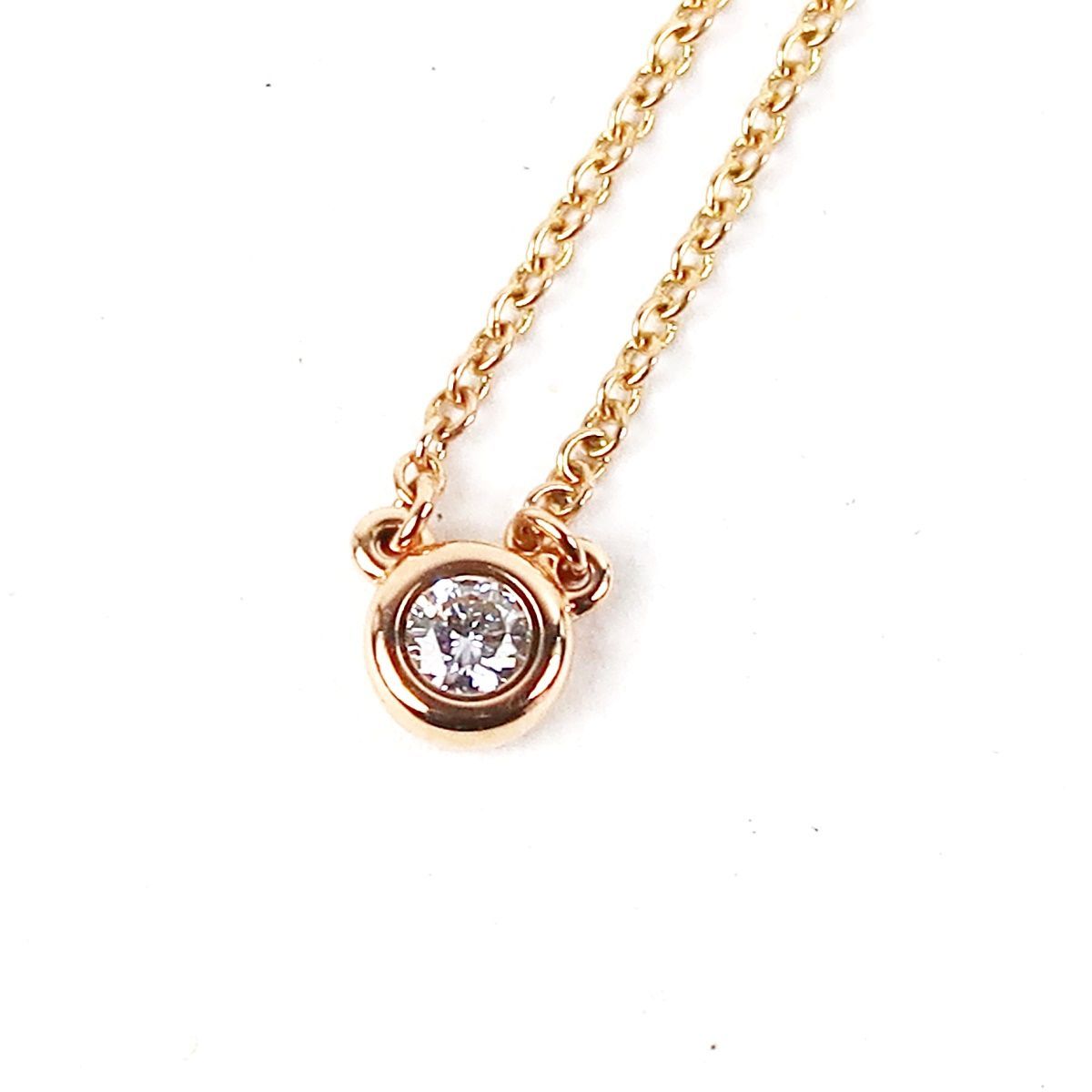 Tiffany Necklace Tiffany&Co. 750 K18Yg Gv56