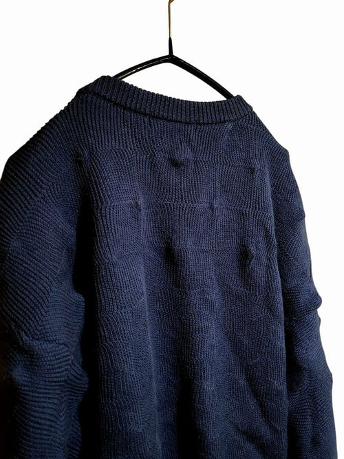 Issey Miyake Knitted Tops Sweaters Vtg Fw82 Men 3D Jumper