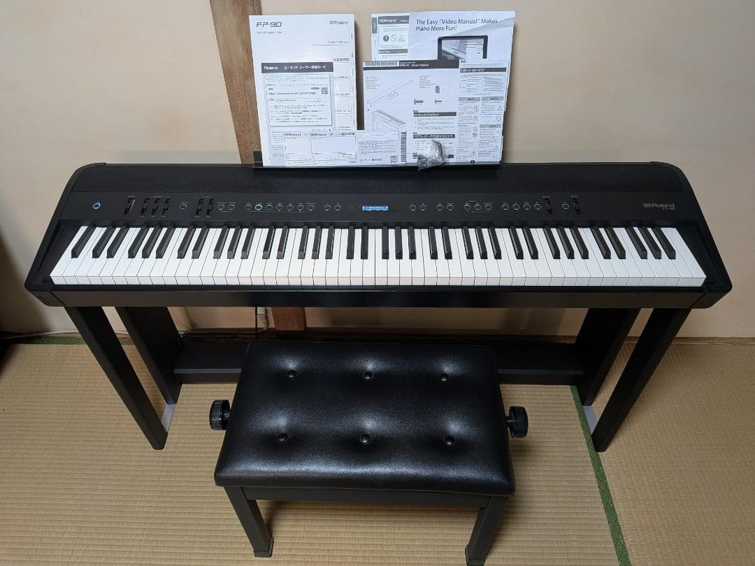 Roland Keyboard Electronic Piano Fp-90-Bk