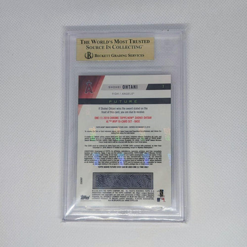 Topps Mlb Bgs 9.5 2019 Now Future Award