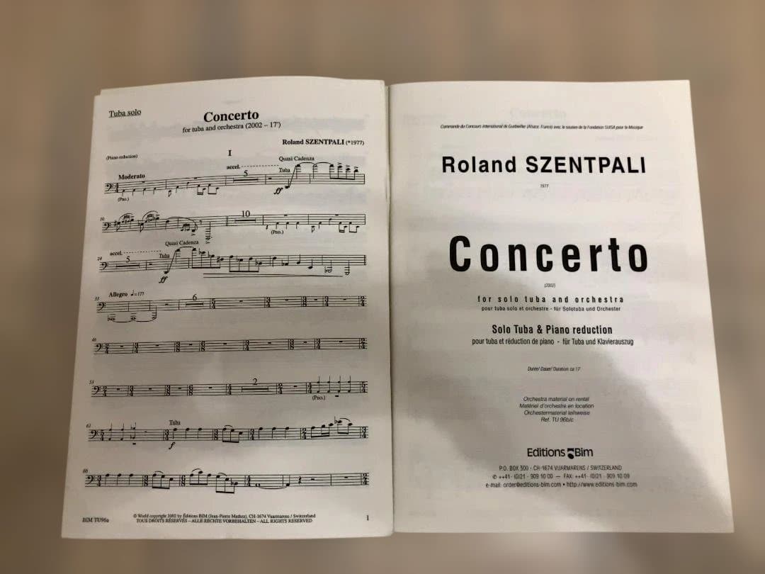 Other Roland Szentpali Concerto