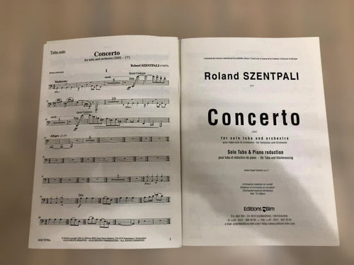 Other Roland Szentpali Concerto