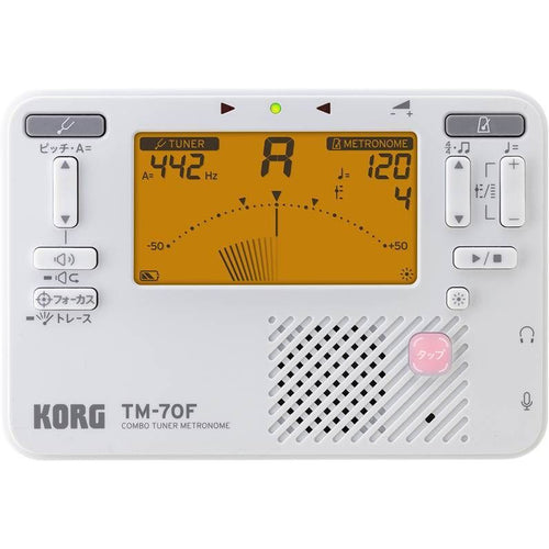Korg Tuner Tm-70F Wh Tm70