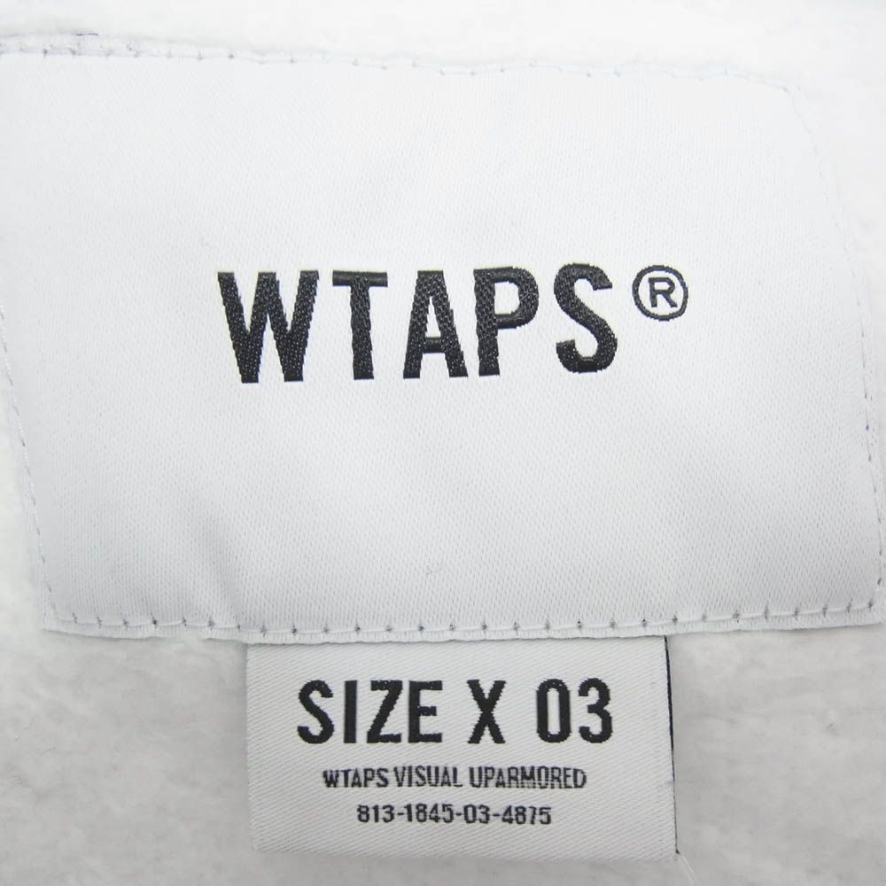 Wtaps Hoodie 23Aw 232Atdt-Csm29 Vua Hoody Cotton X03