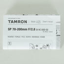 Tamron Lens (Zoom) Sp 70-200Mm F/2.8 Di Vc Usd G2 (Model A025) F Nikon