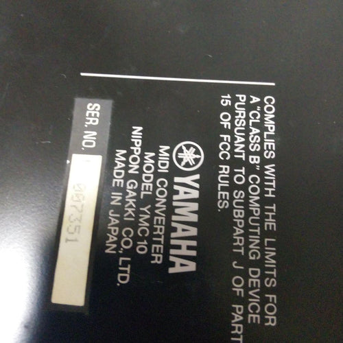 Yamaha Hardware Instruments Ymc10 Midi Converter