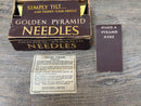 Record Needle Cartridge 6 Golden Pyramid Needles