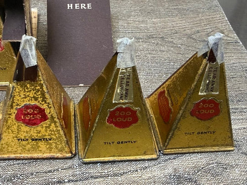 Record Needle Cartridge 6 Golden Pyramid Needles