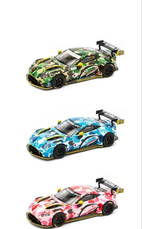 A Bathing Ape Other Bape X Poprace Aston Martin Gt3 3 Pink Blue Green