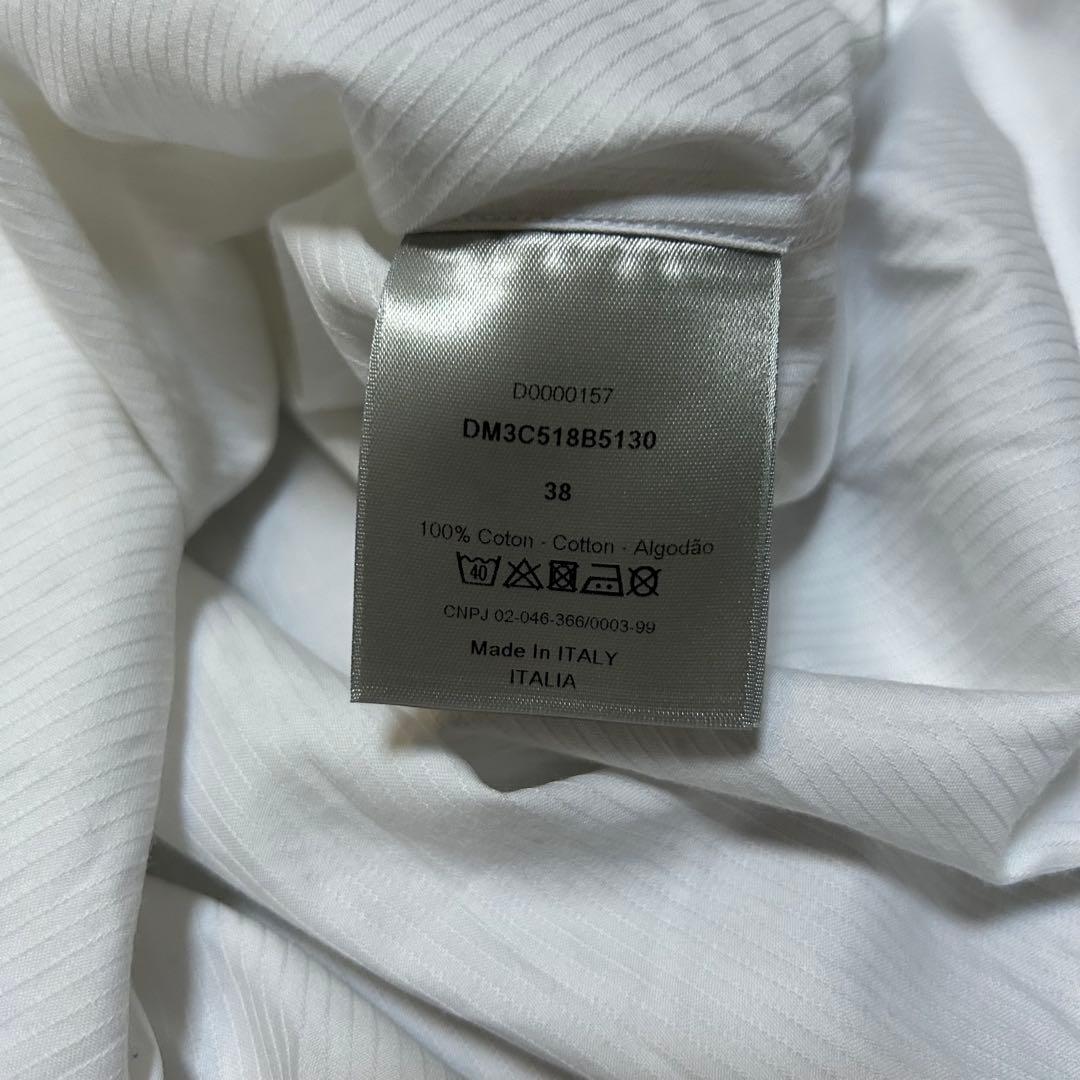Dior Homme Dress Shirts Business Emblem Logo Embroidery Shirt