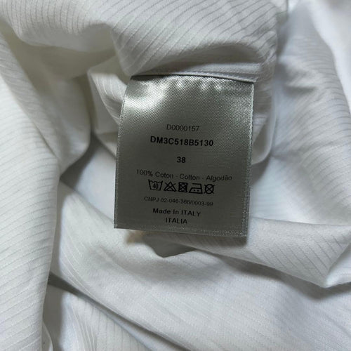Dior Homme Dress Shirts Business Emblem Logo Embroidery Shirt