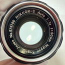 Nikon Slr Camera (Film) F +Nikkor-S Auto F1.4