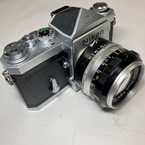 Nikon Slr Camera (Film) F +Nikkor-S Auto F1.4