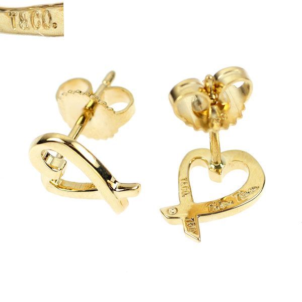 Tiffany Earrings (For Both Ears) K18Yg