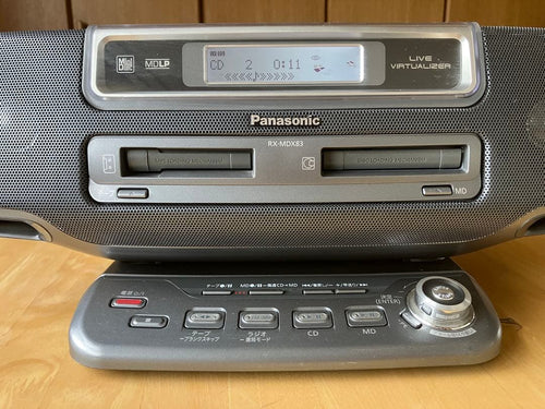 Panasonic Cd, Md Cassette Decks Rx-Mdx83