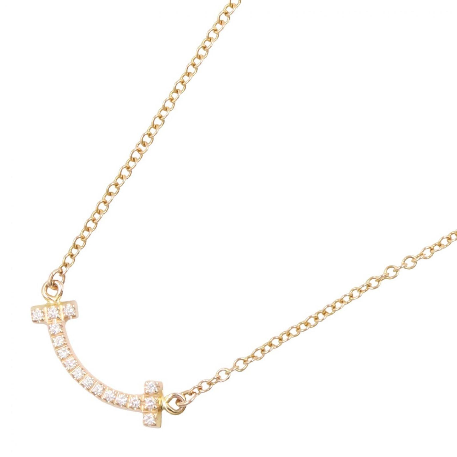 Tiffany Necklace Co T 62617772 40.5/45.5 K18Pg