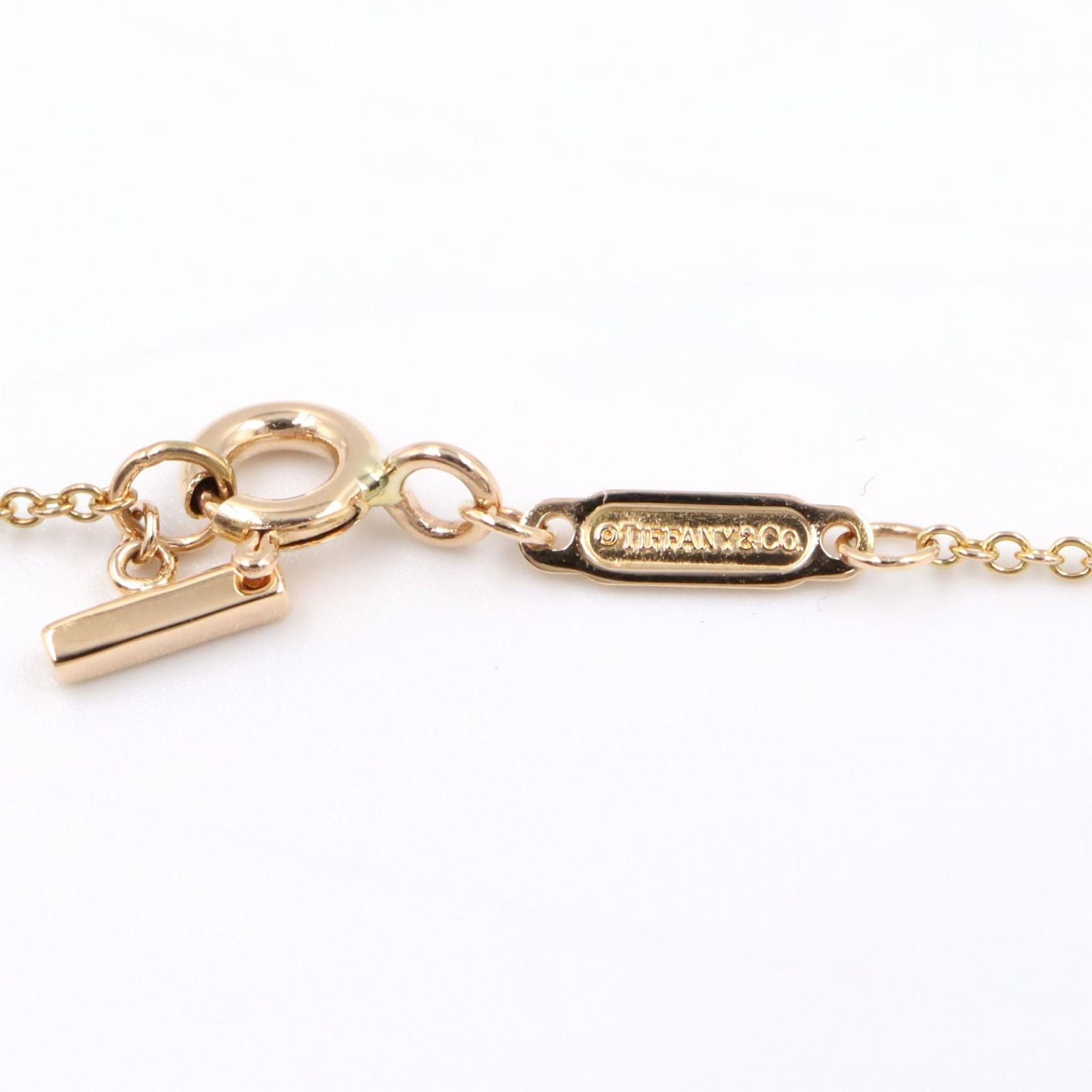 Tiffany Necklace Co T 62617772 40.5/45.5 K18Pg