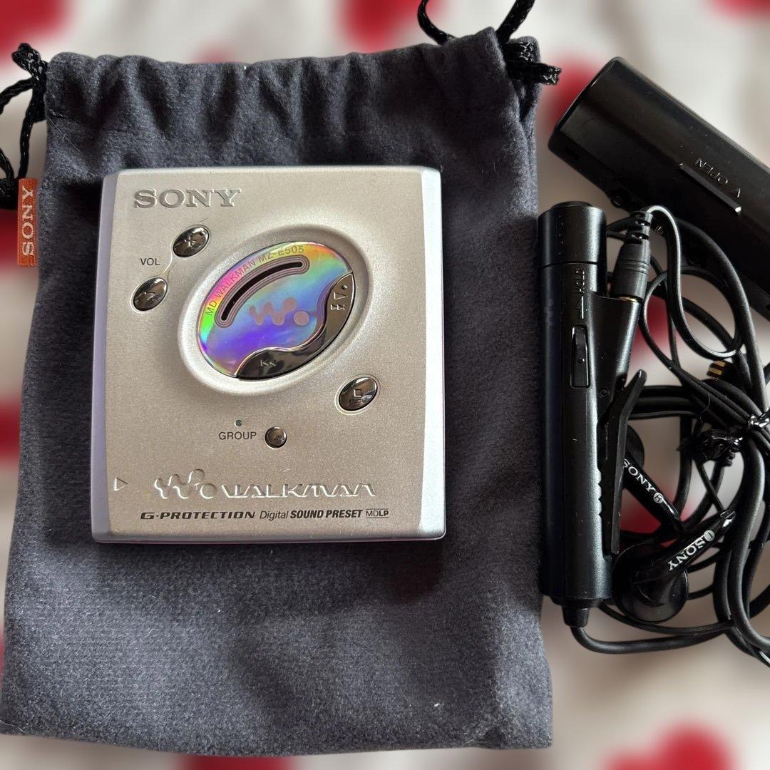 Sony Portable Md Player Walkman Mz-E505