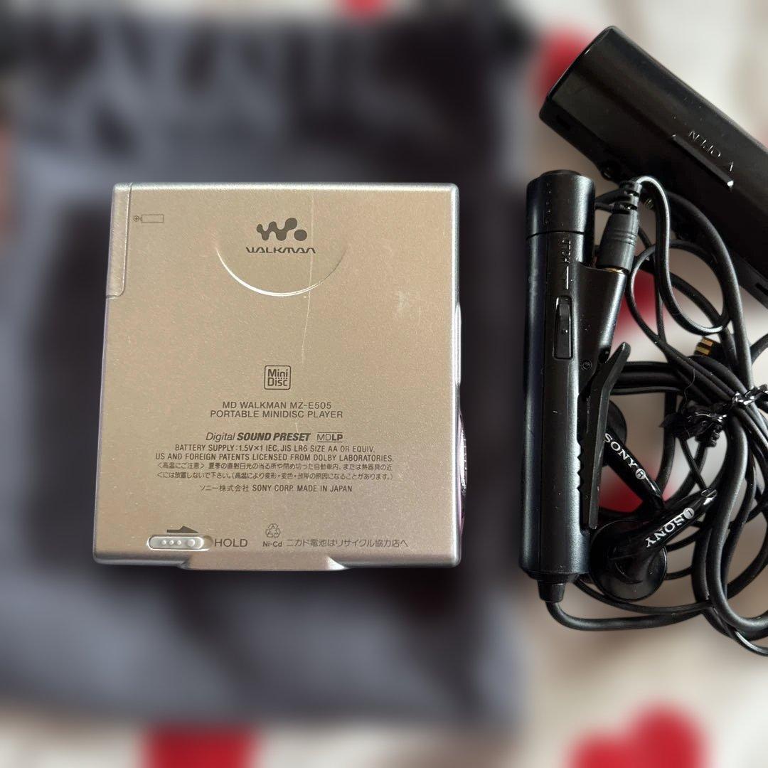 Sony Portable Md Player Walkman Mz-E505