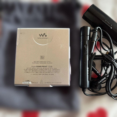 Sony Portable Md Player Walkman Mz-E505