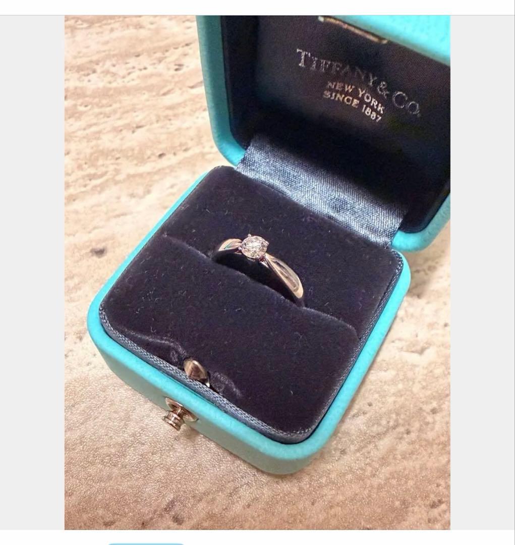 Rings Pt950 0.25Crt 9
