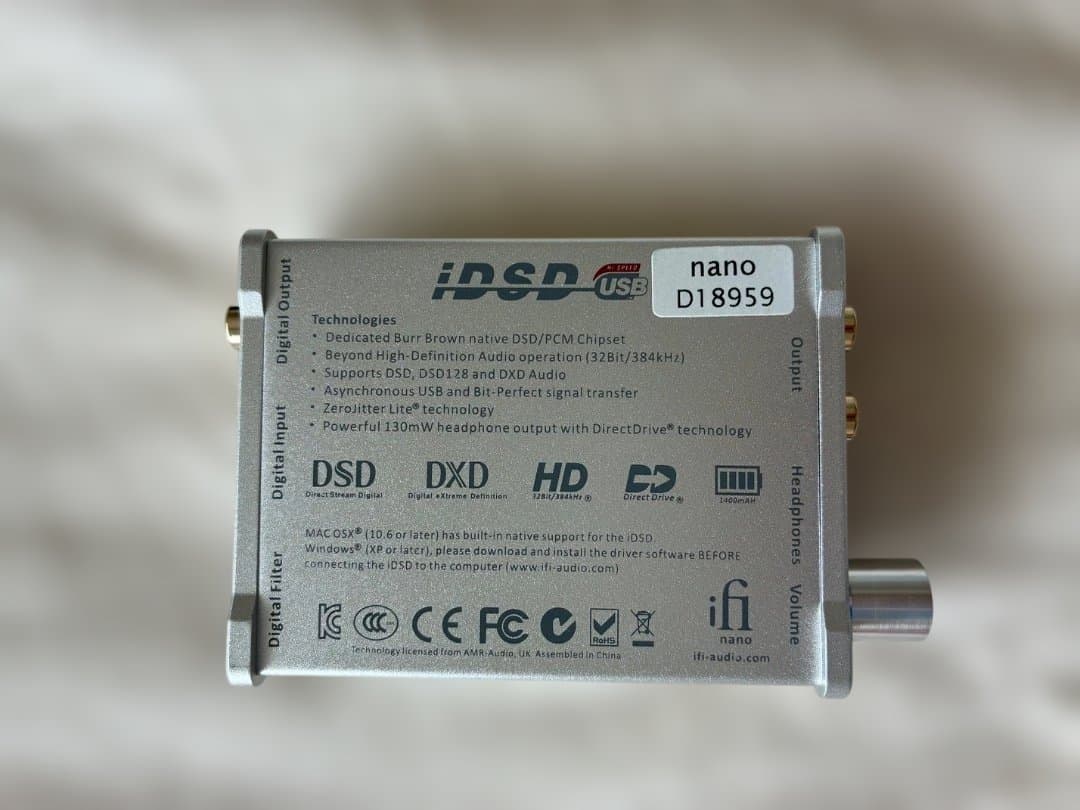 Ifi Audio Other Usb Dac Nano Idsd Le