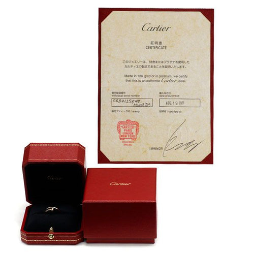 Cartier Ring K18Pg 48