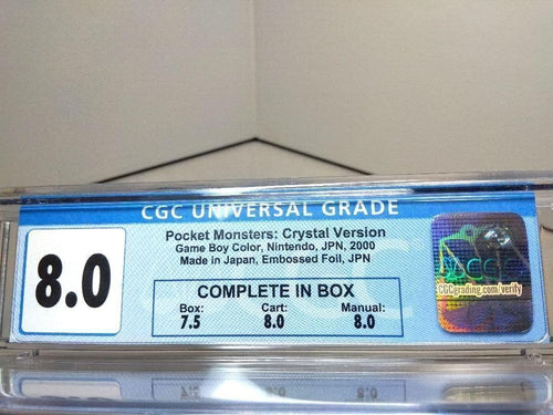 Gameboy Games Cgc8.0