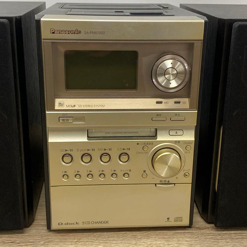 Panasonic Cd, Md Cassette Decks Sa-Pm870Sd E630