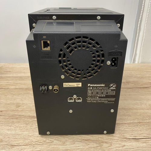 Panasonic Cd, Md Cassette Decks Sa-Pm870Sd E630