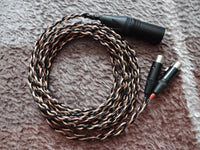 Headphone Cables Premium Black-Copper Cable Xlr Black