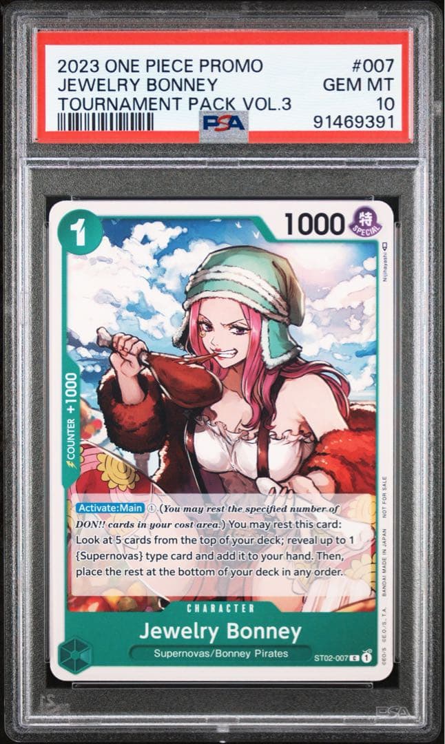 One Piece Card Game Psa10 St02-007 2023