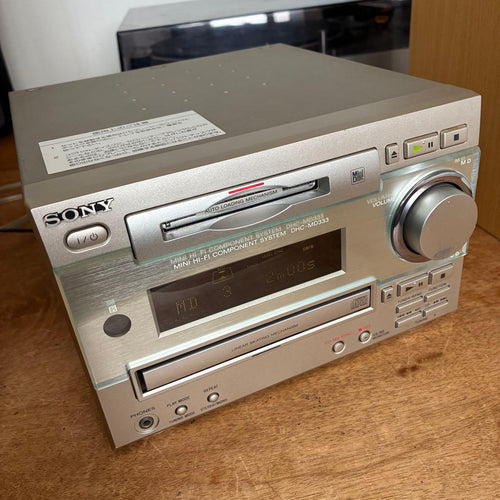 Sony Cd, Md Cassette Decks Dhc-Md333