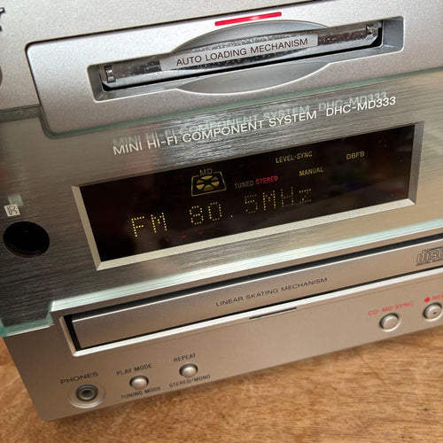 Sony Cd, Md Cassette Decks Dhc-Md333
