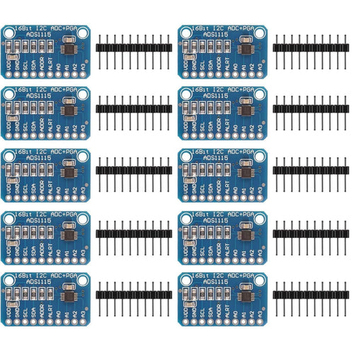 Electrical Materials 10 Ads1115 16 4 2 Adc I2C Arduino Rasperry Pi
