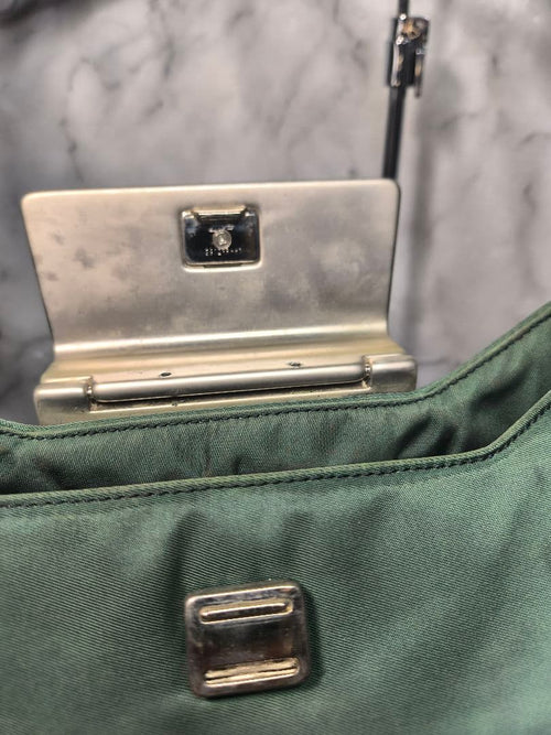 Prada Shoulder Bags Metallic Nylon Bag
