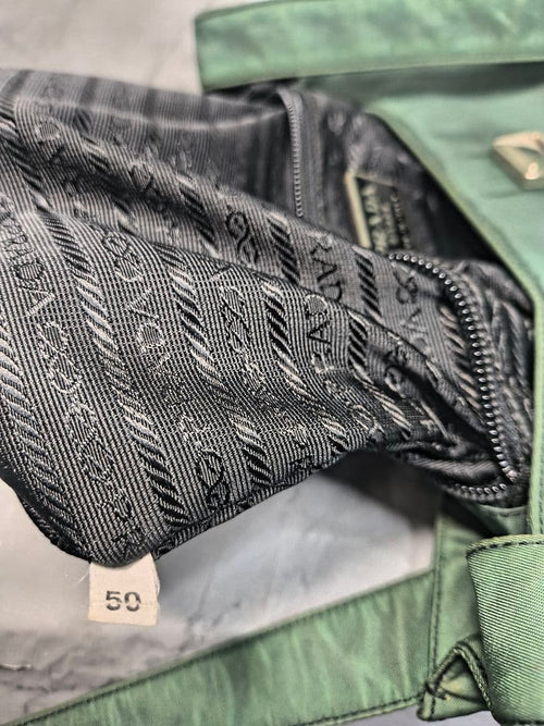 Prada Shoulder Bags Metallic Nylon Bag