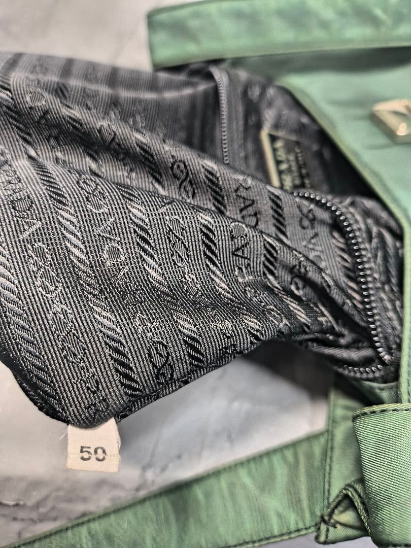 Prada Shoulder Bags Metallic Nylon Bag