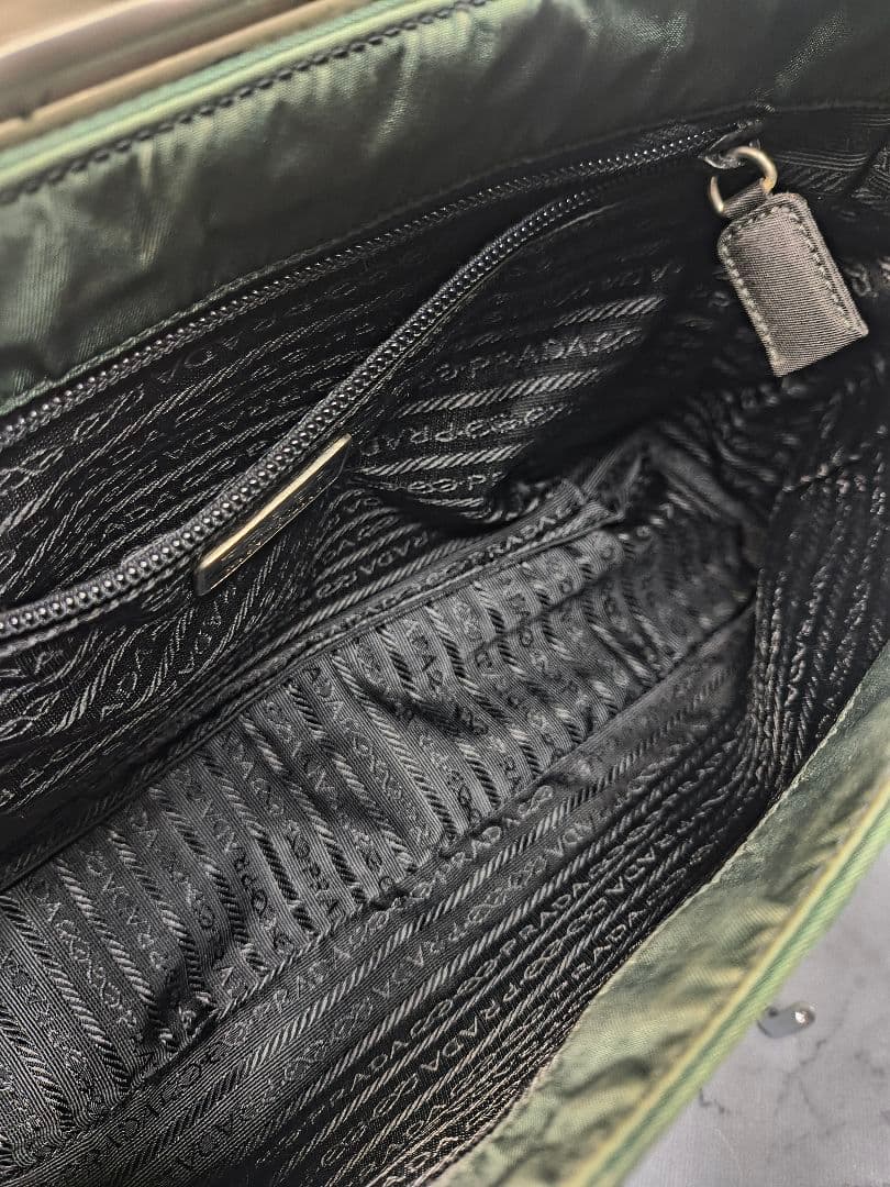 Prada Shoulder Bags Metallic Nylon Bag