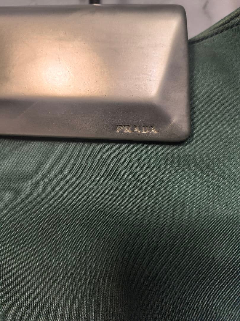 Prada Shoulder Bags Metallic Nylon Bag