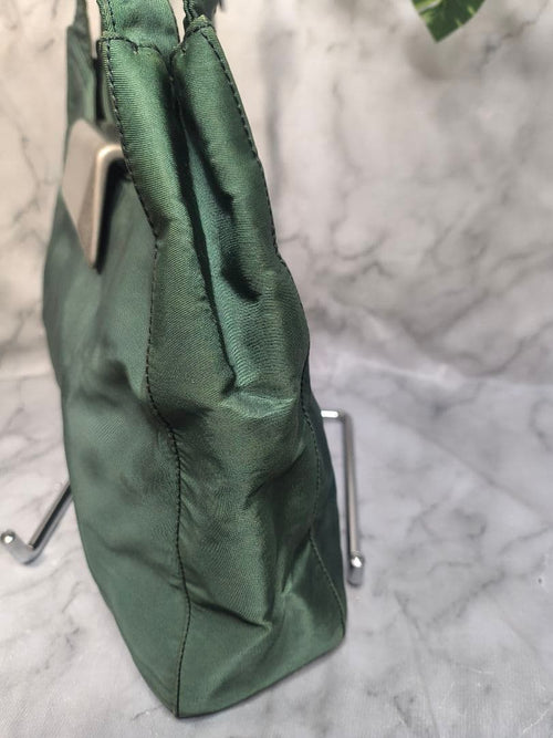 Prada Shoulder Bags Metallic Nylon Bag