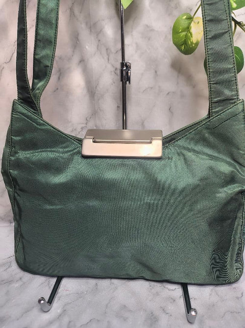 Prada Shoulder Bags Metallic Nylon Bag
