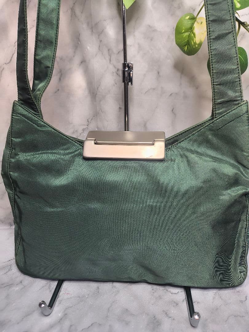 Prada Shoulder Bags Metallic Nylon Bag