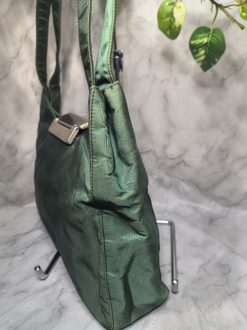Prada Shoulder Bags Metallic Nylon Bag